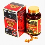 Tinh Dầu Thông Đỏ Red Pine Gold Hàn Quốc Lọ 100 Viên (Thùng 60 Lọ) Chính Hãng