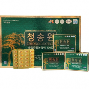 Samsung Tinh Dầu Thông Cheongsongwon Hộp HỒNG 180 Viên (Thùng 20 Hộp) Chính Hãng Hàn Quốc