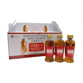 Nước Hồng Sâm Có Củ KANG'S FOOD Cao Cấp 120ml x 10 Cha