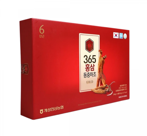 Cao Hồng Sâm Đông Trùng Hạ Thảo 365 (240g x 4 Lọ)