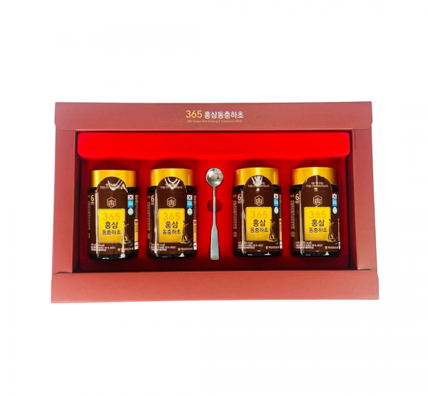 Cao Hồng Sâm Đông Trùng Hạ Thảo 365 (240g x 4 Lọ)