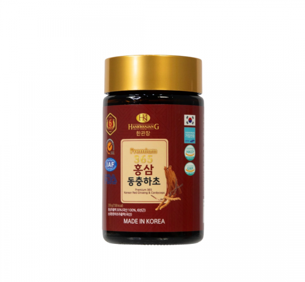 Cao Hồng Sâm Đông Trùng Hạ Thảo 365 (240g x 4 Lọ)
