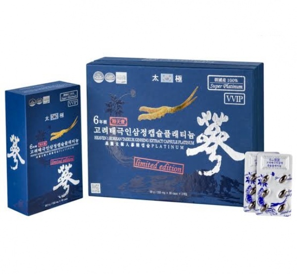 Thiên Sâm Đông Trùng Hạ Thảo Hộp 180 Viên Chính Hãng Hàn Quốc