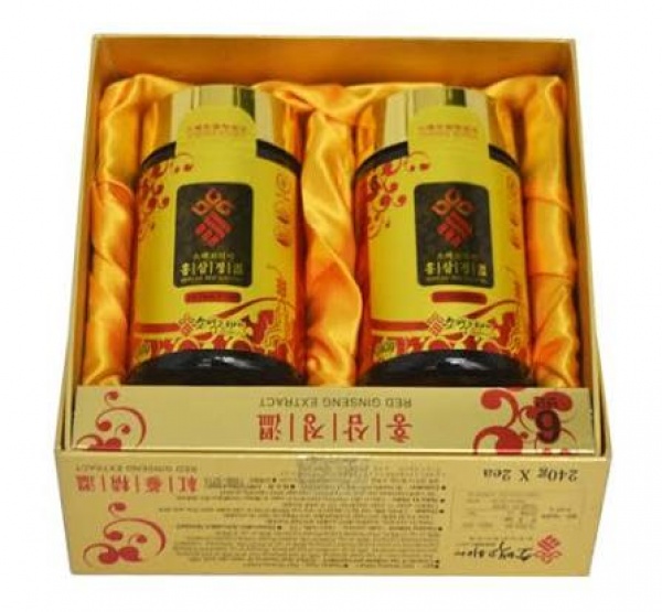 Cao Hồng Sâm Sobaek 6 Năm Tuổi Hàn Quốc Hộp 2 Hũ 240g Chính Hãng