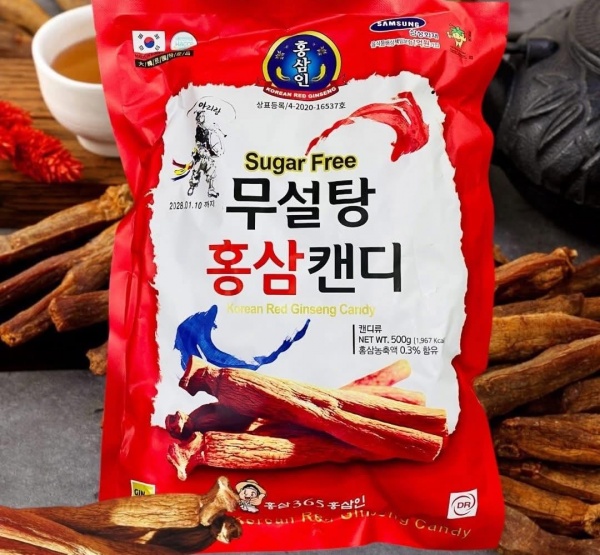 Kẹo sâm Không đường 500gr