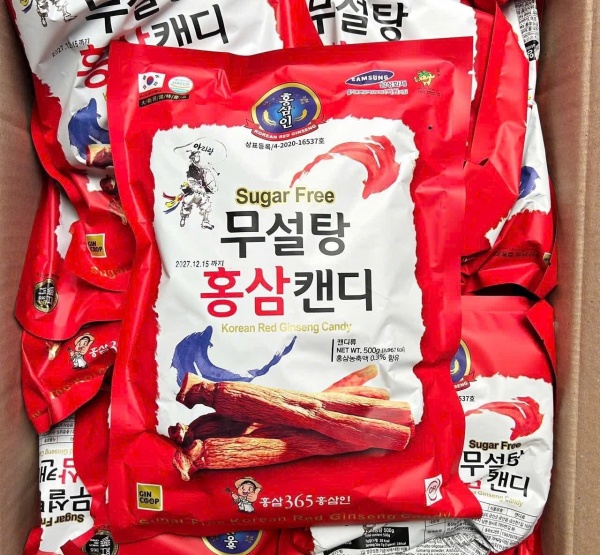 Kẹo sâm Không đường 500gr